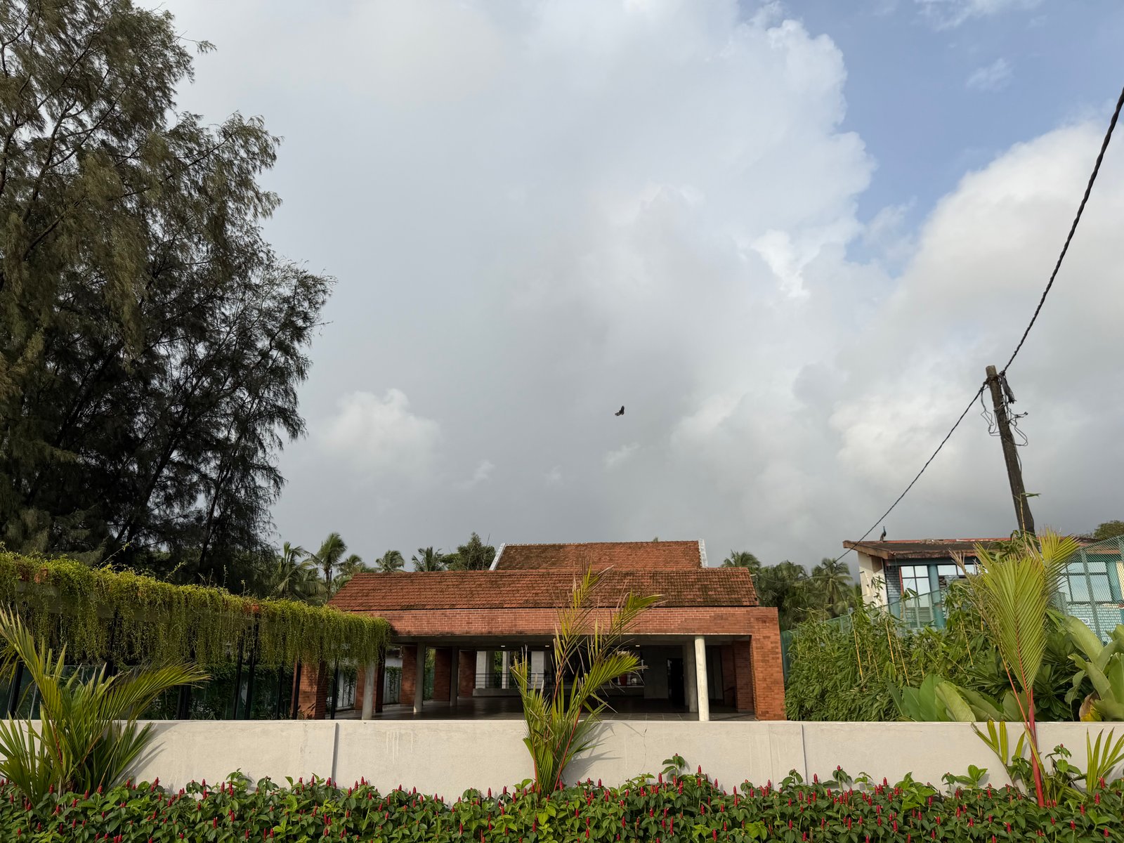 Jumeirah Beach Residency — private villa exterior at dusk
